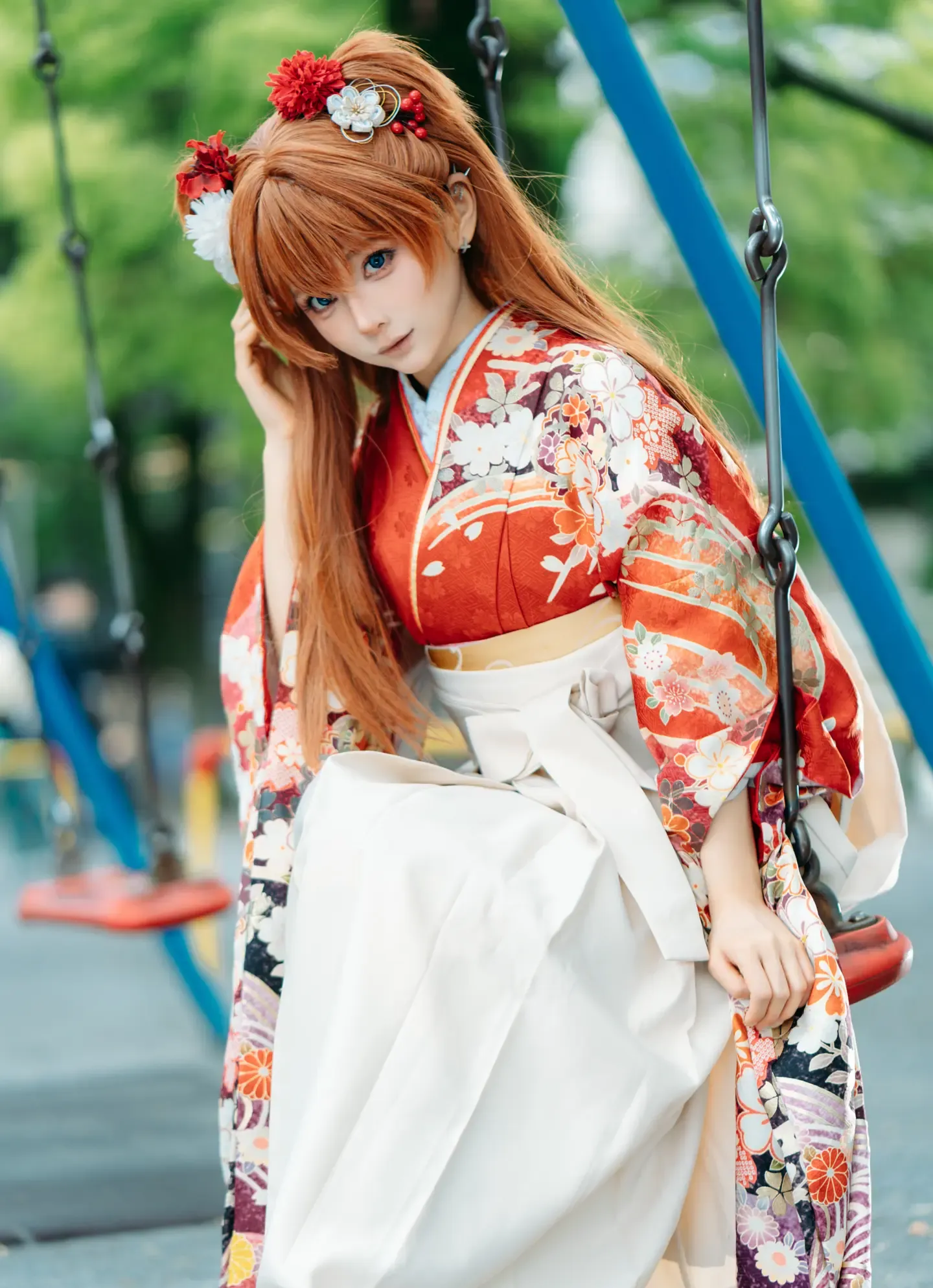 蠢沫沫 EVA 明日香 和服